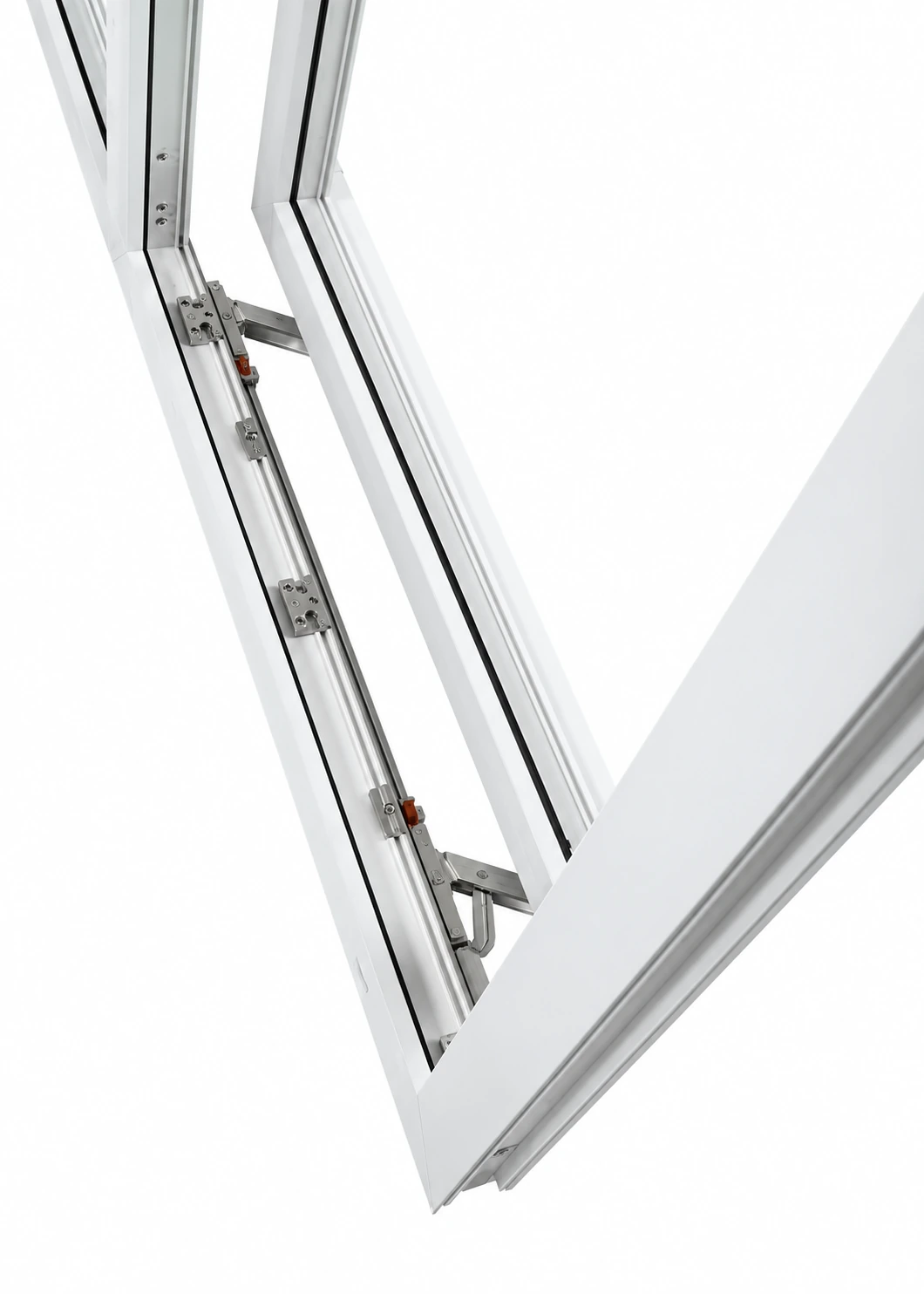 4500 tilt-slide door track and sliding hardware detail