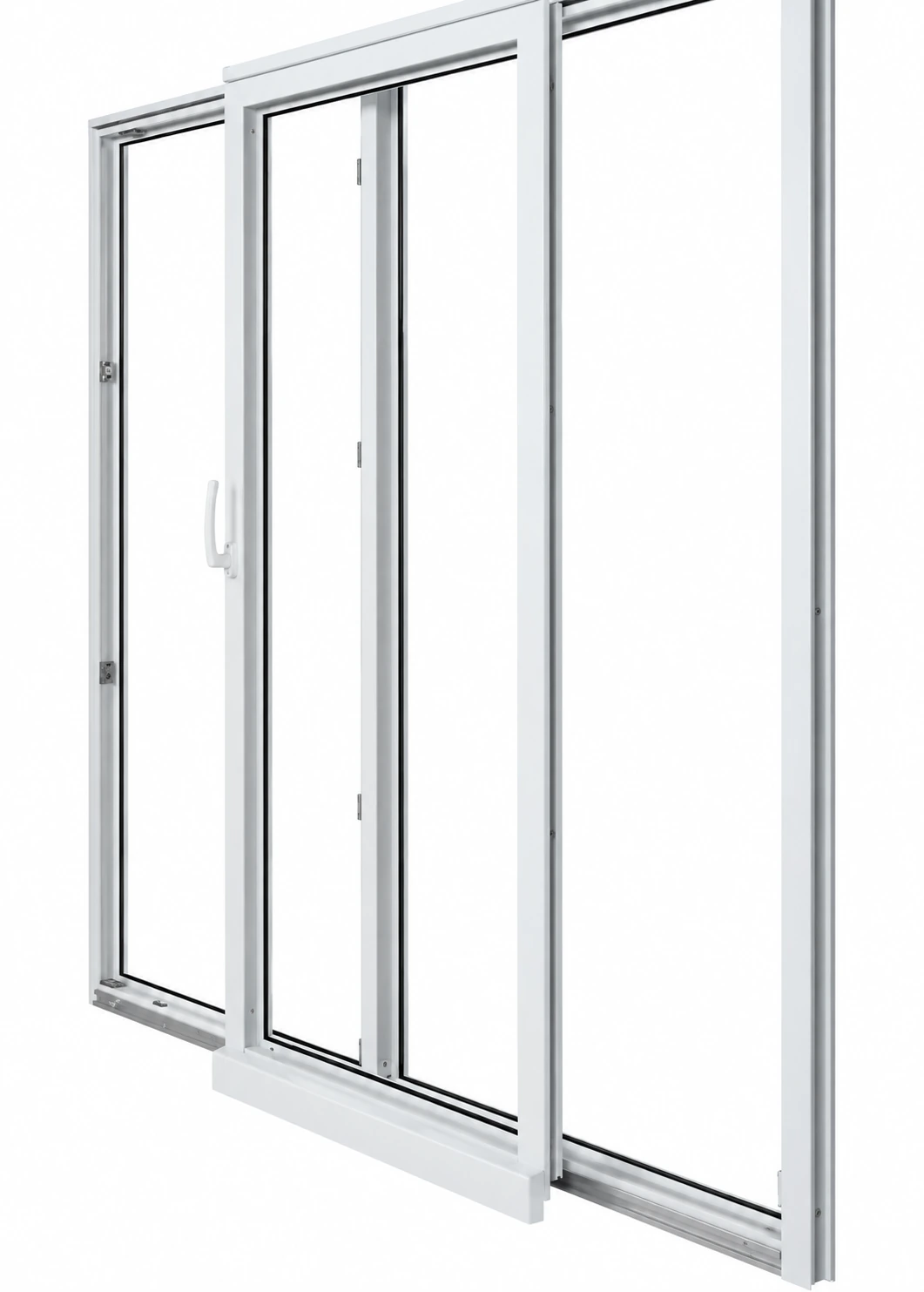 4500 tilt-slide door — Parallel sliding, Interior view