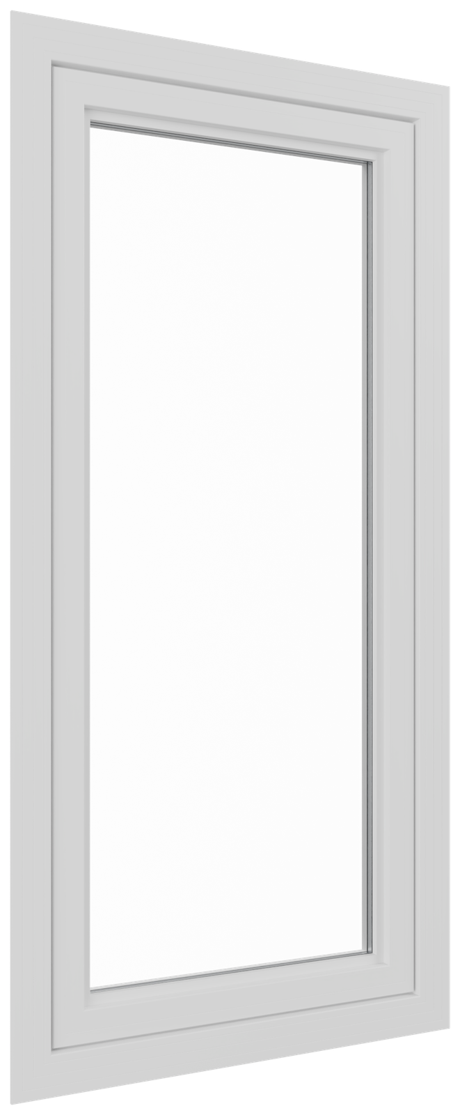 407 Series casement window — white exterior view