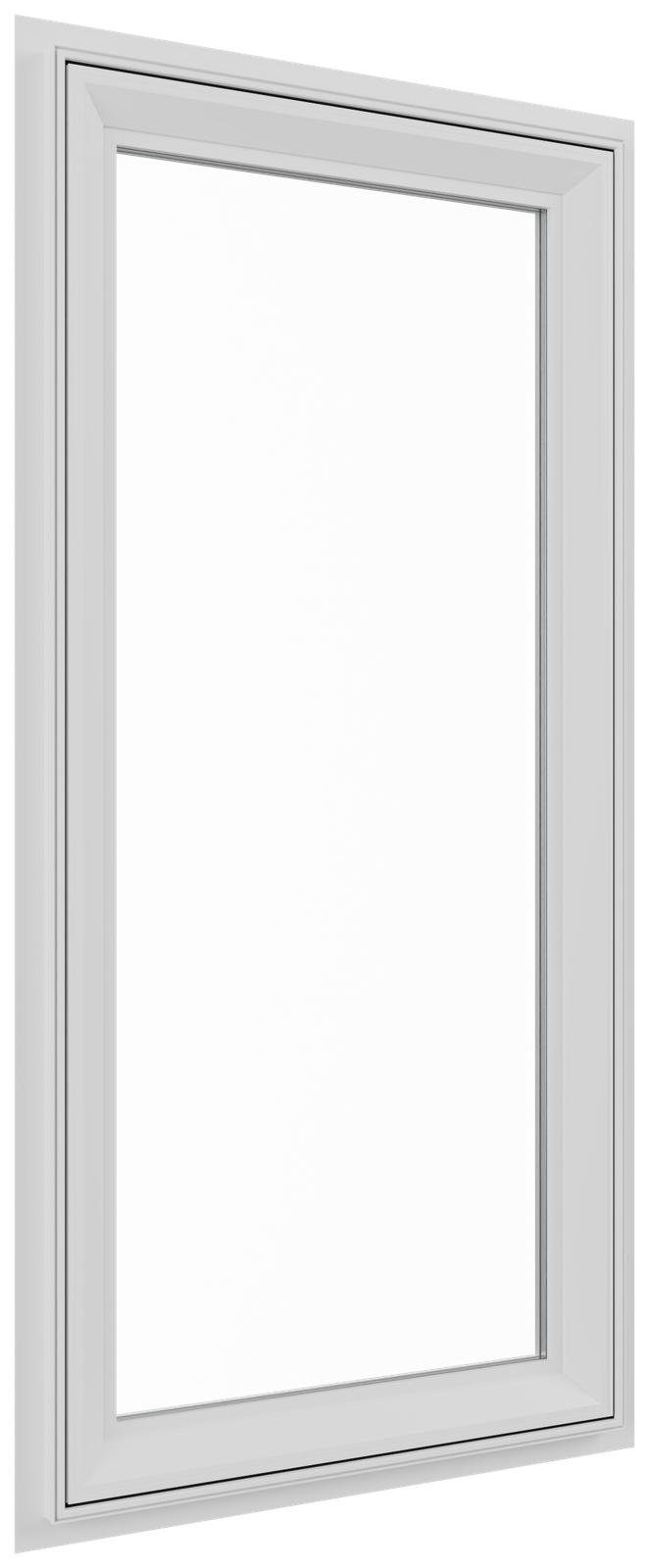 600 Series casement window — white exterior view