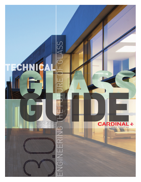First page of Technical Glass Guide