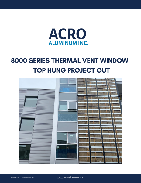 First page of 8000 Series
