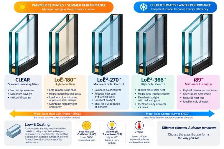 Illustration of LoE-i89® glass construction